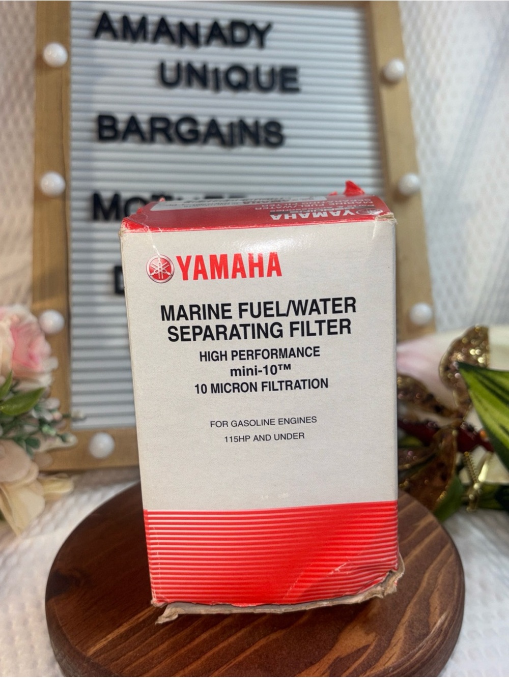 Genuine OEM Yamaha Mini-10 MAR-M10EL-00-00 Marine Fuel/Water Separating Filter  